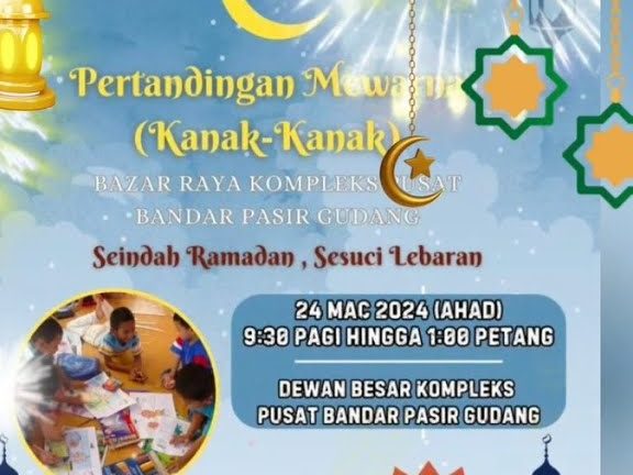 bazar raya kompleks pusat bandar pasir gudang