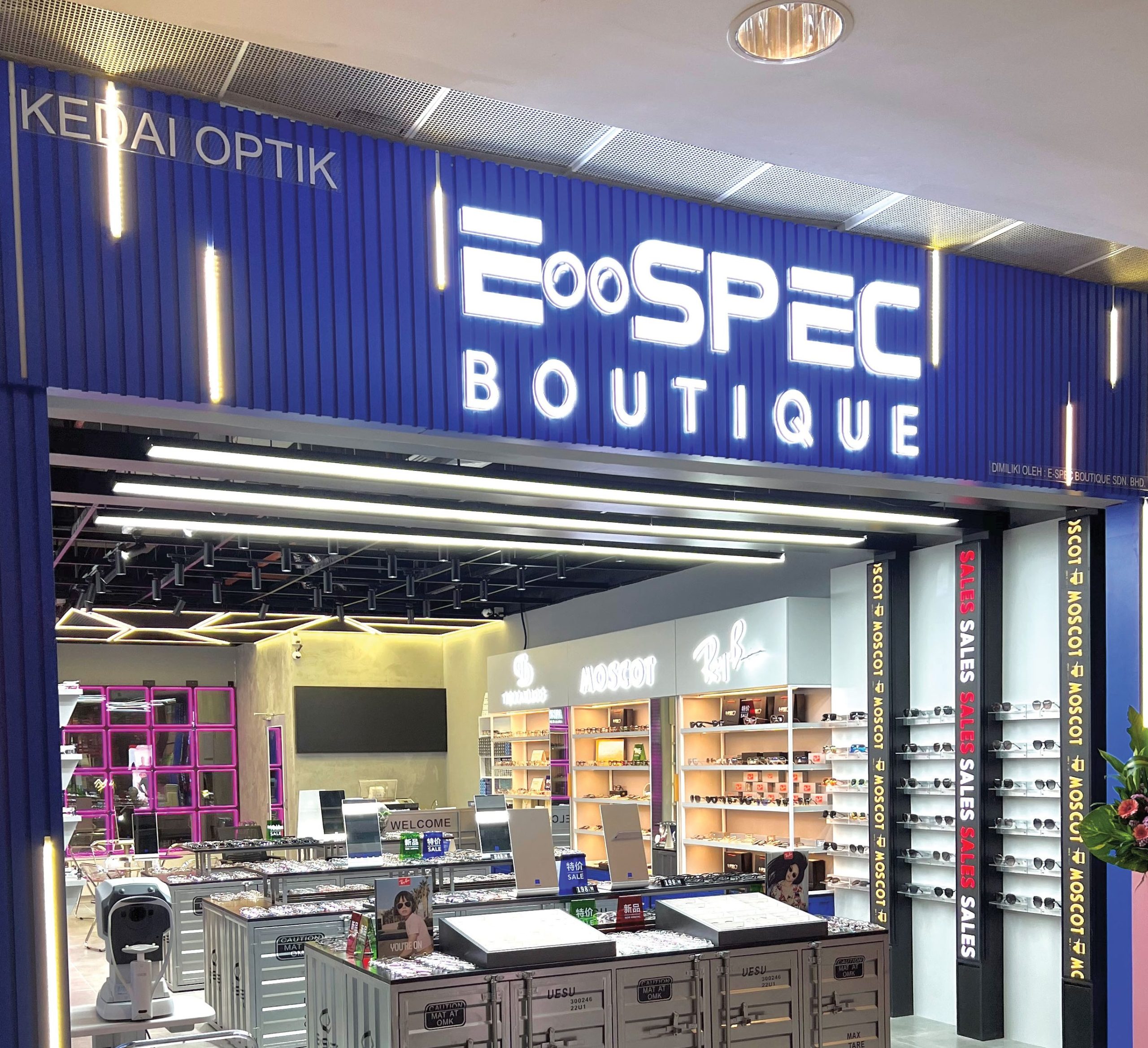 E Spec Boutique Sdn Bhd - Mayang Mall 1 e spec boutique sdn bhd mayang mall scaled