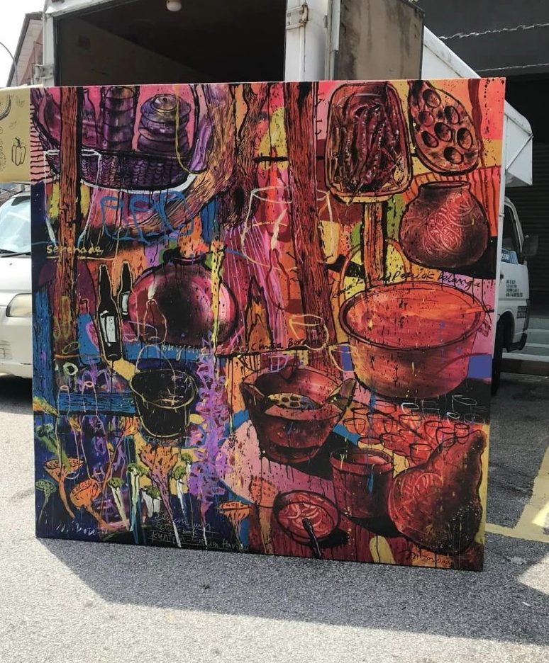 kedai karya seni catan rini