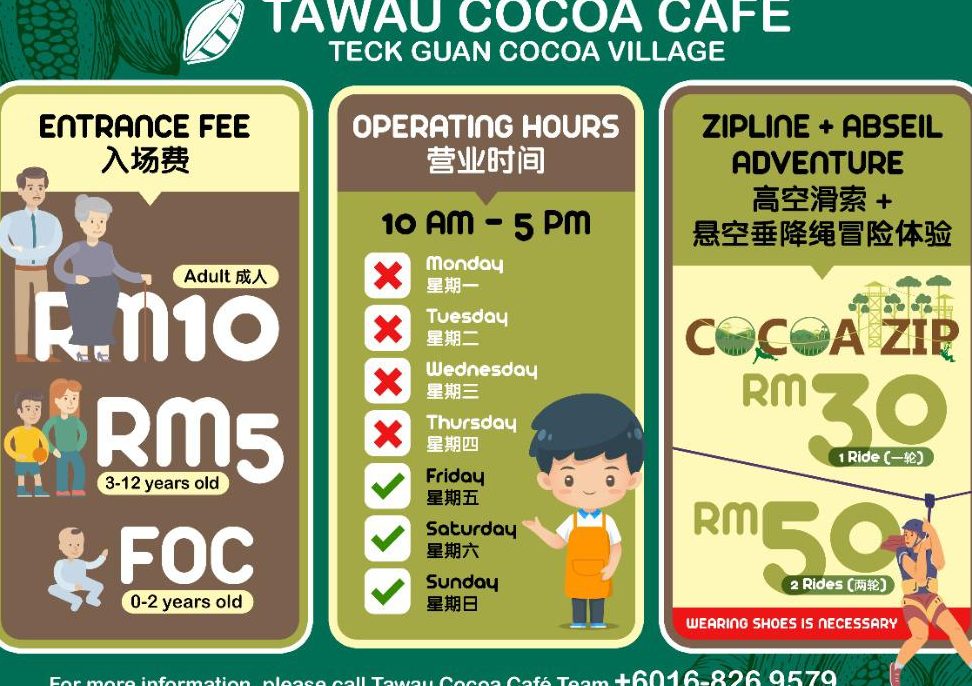 teck guan cocoa village tawau cocoa cafe